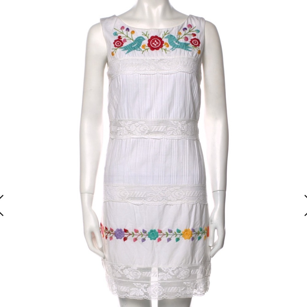 🌈 anna sui white dress!
